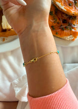 Load image into Gallery viewer, Turquoise Large Pony Club Bracelet - Turnback Pony ™ - Bracelet
