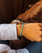 Load image into Gallery viewer, Dainty Turquoise Bracelet - Turnback Pony ™ - 
