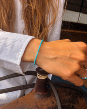 Load image into Gallery viewer, Dainty Turquoise Bracelet - Turnback Pony ™ - 
