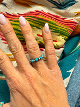 Load image into Gallery viewer, New Navajo Style Pearl Ring - Turnback Pony ™ - 

