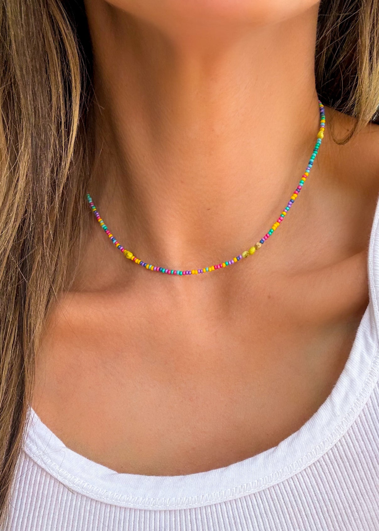 Spring Break Necklace - Turnback Pony ™ - Necklace