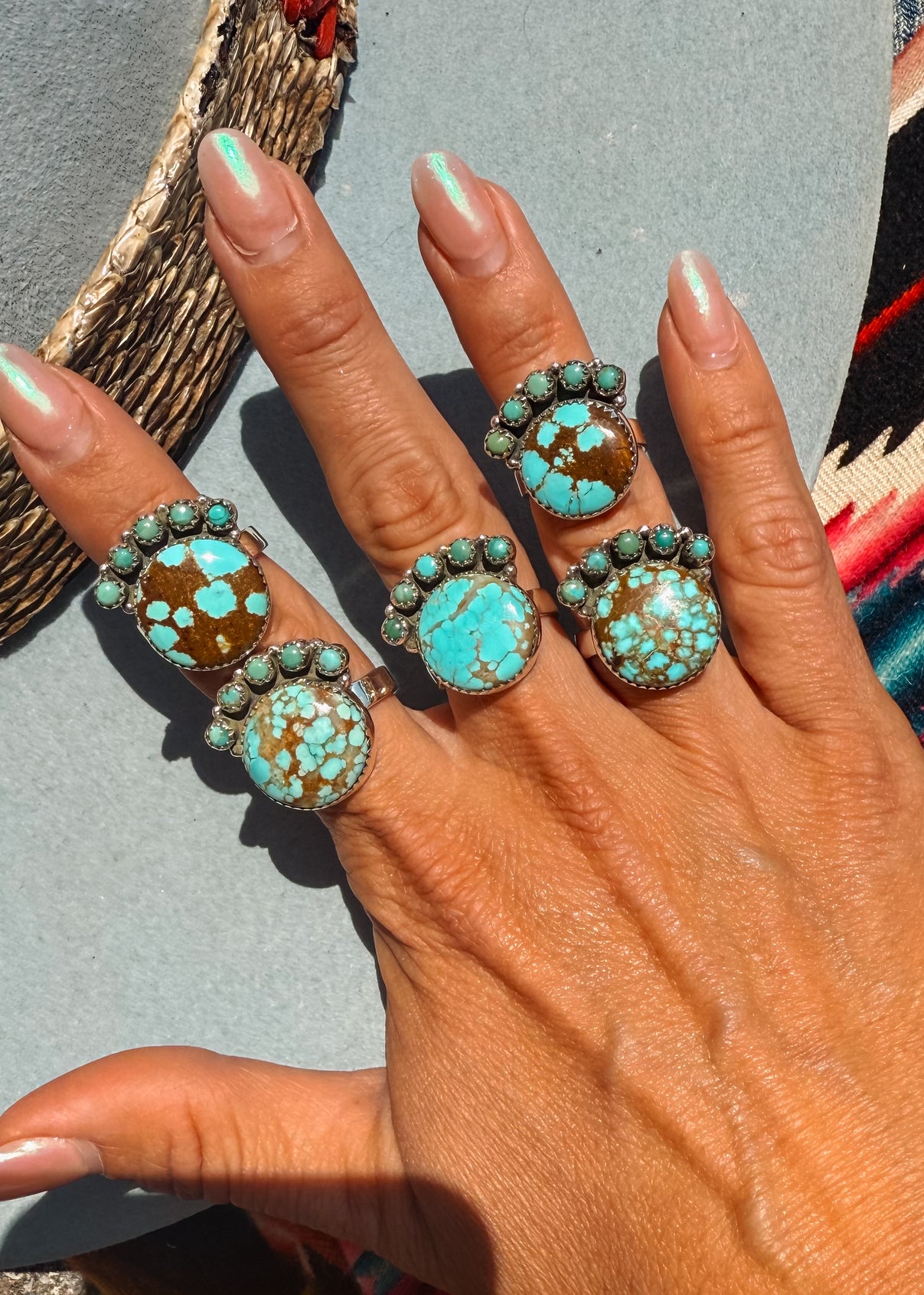 Houndstooth Adjustable Ring - Turnback Pony ™ - Ring