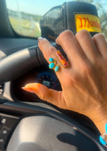 Load image into Gallery viewer, Forget-Me-Not Adjustable Ring
