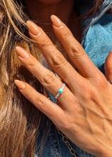 Load image into Gallery viewer, Old English Silver Ring - Turnback Pony ™ - Rings
