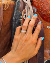 Load image into Gallery viewer, Dad’s Dainty Sterling Ring Stack
