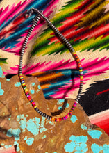 Load image into Gallery viewer, Unicorn Rondelle 3mm 14 inch Navajo Style Pearls - Turnback Pony ™ - Necklace
