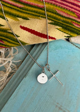 Load image into Gallery viewer, He Lives Necklace (Pink Dahlia)

