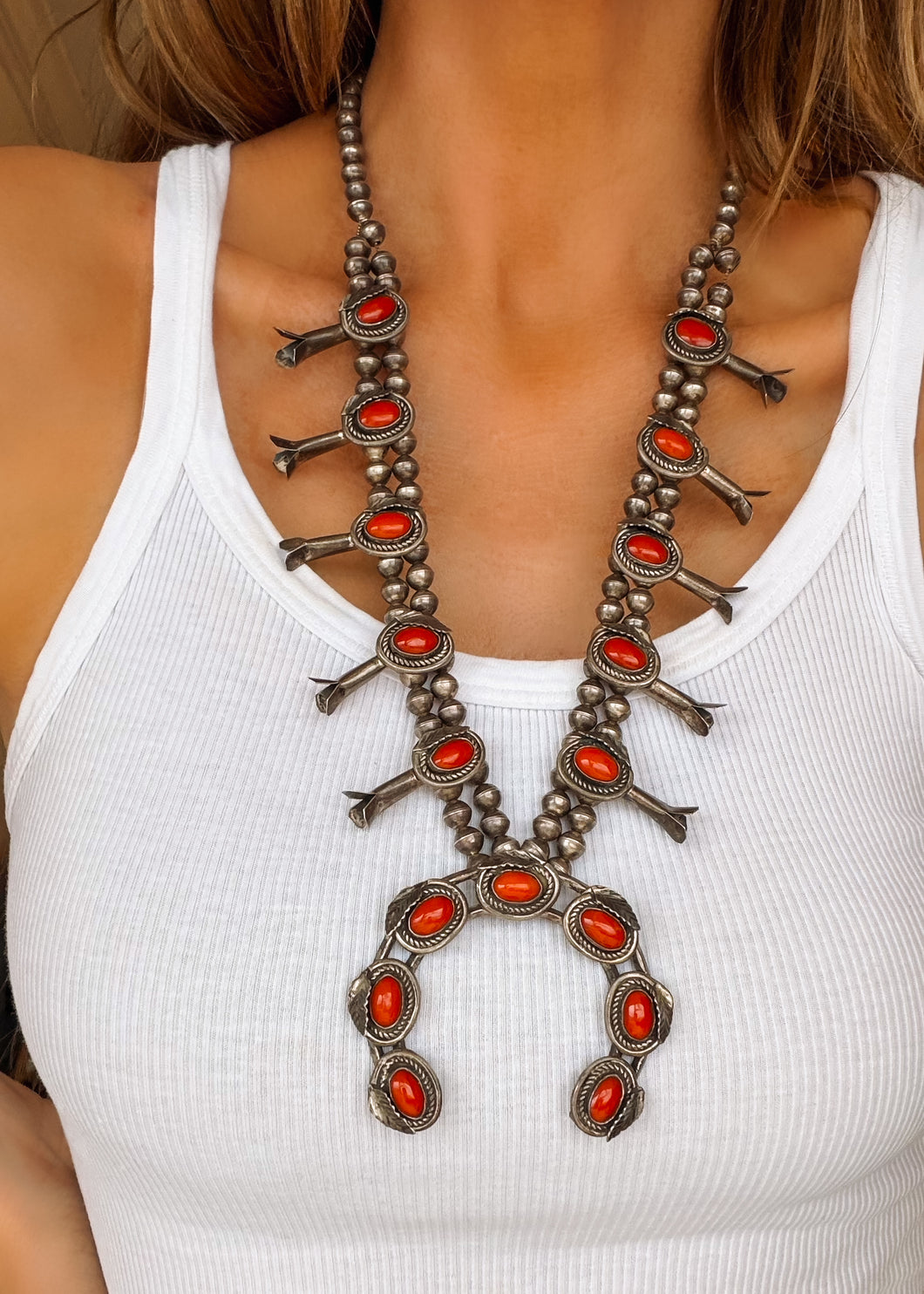 Red Vintage Stamped Squash