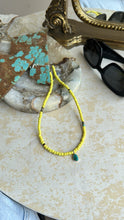 Load image into Gallery viewer, Beth’s Handmade Necklace in Bright Yellow - Turnback Pony ™ - 
