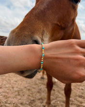 Load image into Gallery viewer, Ester Gold Navajo Style Pearl Bracelet - Turnback Pony ™ - 
