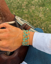Load image into Gallery viewer, Ester Gold Navajo Style Pearl Bracelet - Turnback Pony ™ - 
