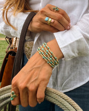 Load image into Gallery viewer, Ester Gold Navajo Style Pearl Bracelet - Turnback Pony ™ - 
