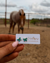 Load image into Gallery viewer, Exclusive Bow Studs - Turnback Pony ™ - Earring
