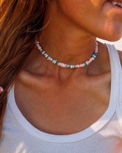Load image into Gallery viewer, Summer Run Pink Conch and Kingman Choker
