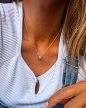 Load image into Gallery viewer, March Silver Necklace
