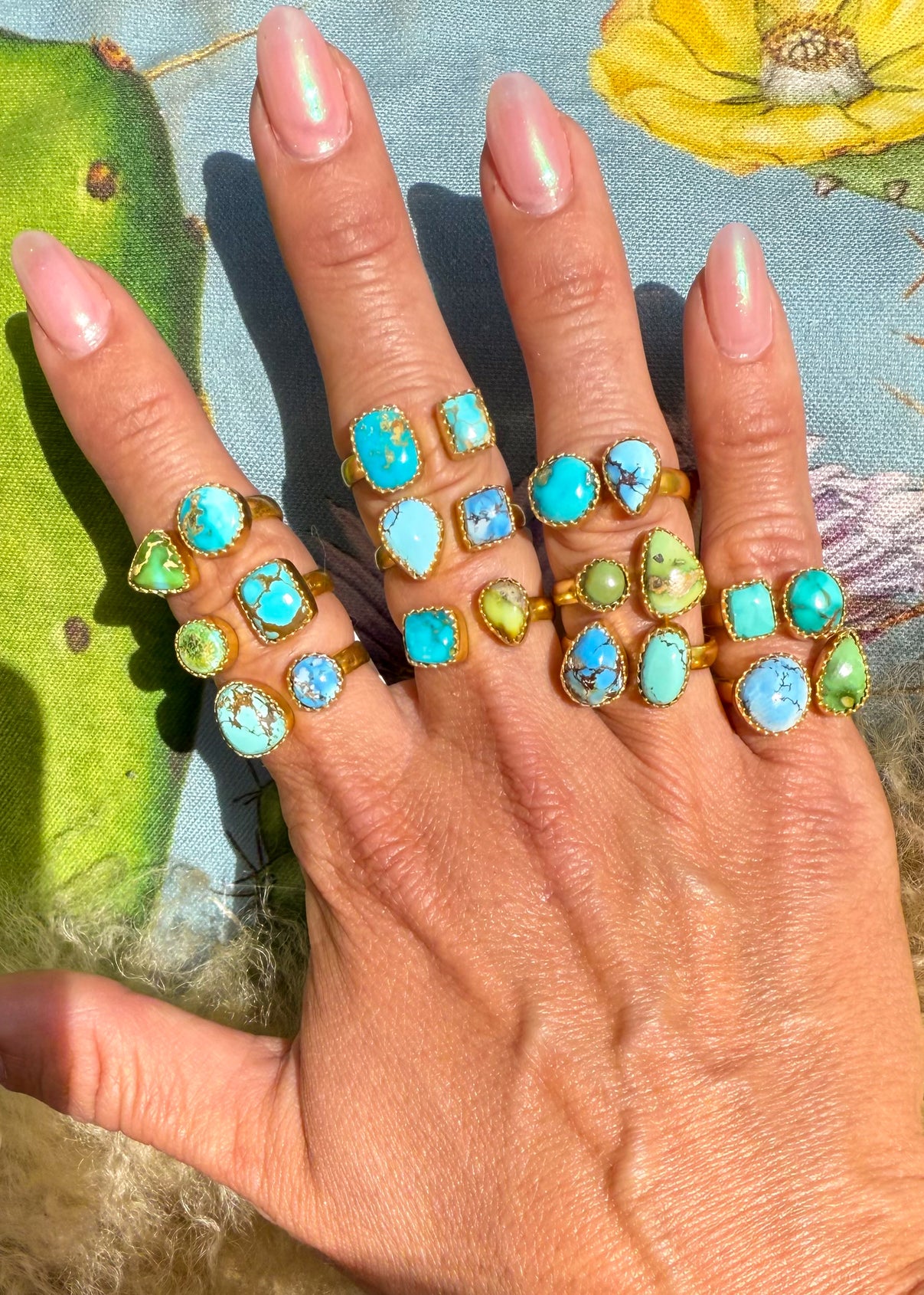 Coastal Charm Gold Adjustable Ring - Turnback Pony ™ - Ring