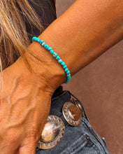 Load image into Gallery viewer, 4-5mm Turquoise Nugget Bracelet
