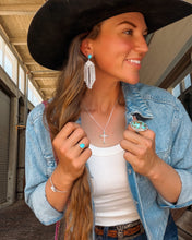Load image into Gallery viewer, Dad's Rodeo Queen Earrings - Turnback Pony ™ - 
