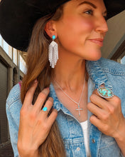Load image into Gallery viewer, Dad's Rodeo Queen Earrings - Turnback Pony ™ - 
