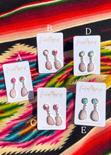Load image into Gallery viewer, Camden Earrings (pick your stones) - Turnback Pony ™ - Earring
