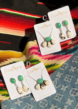 Load image into Gallery viewer, Midnight Petal Set - Turnback Pony ™ - Necklace earring set
