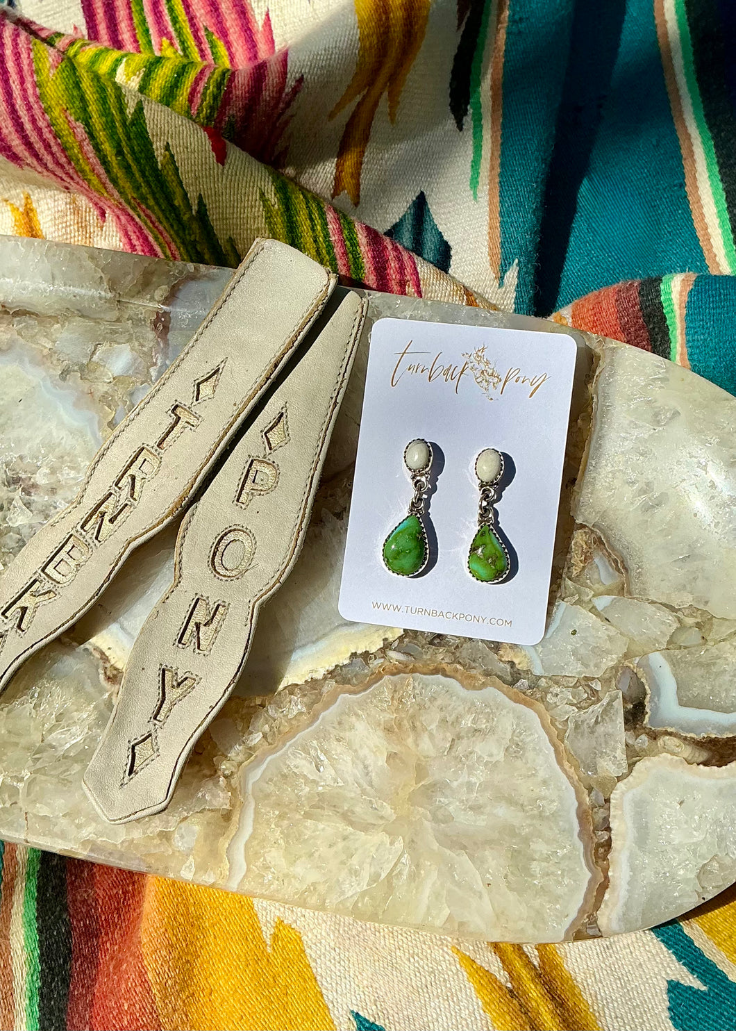Melanie Earrings - Turnback Pony ™ - Earrings