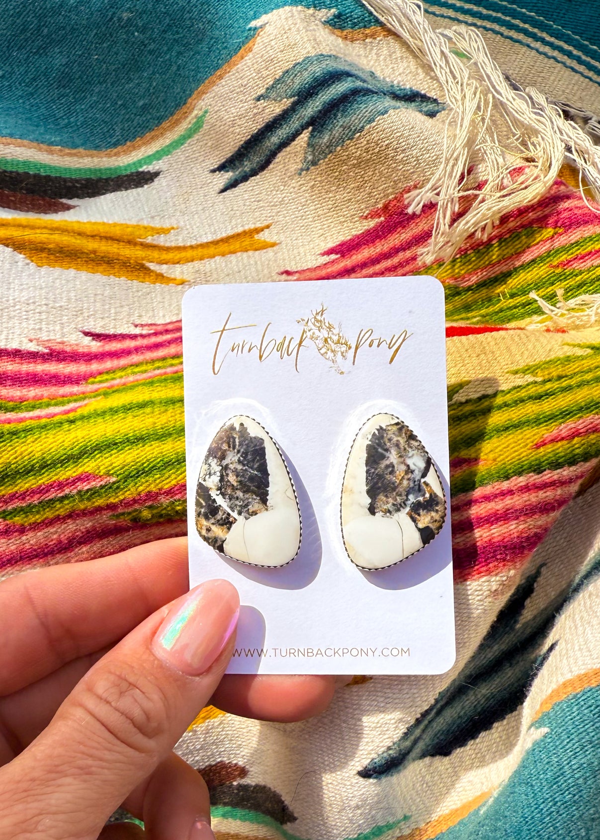 FLAWED Oversized Studs - Turnback Pony ™ - Earring