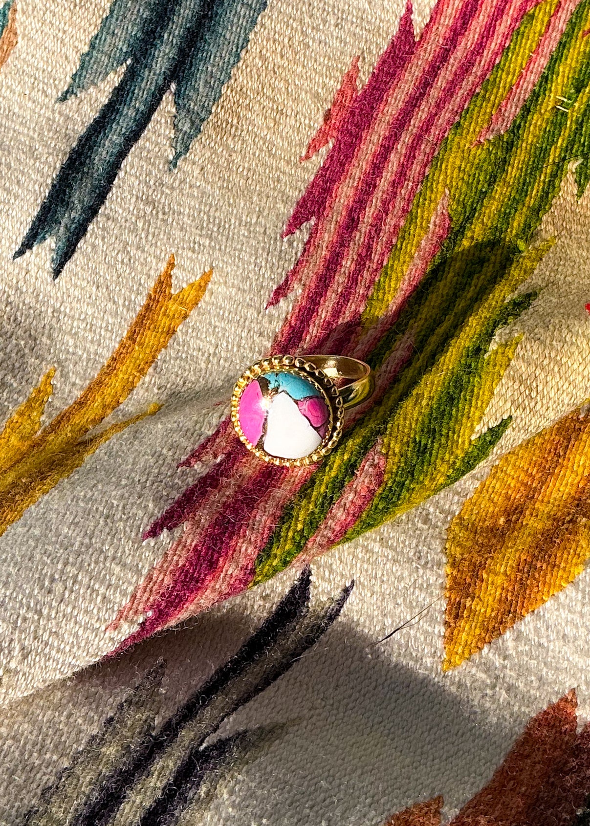 Juniper Adjustable Ring WHITE - Turnback Pony ™ - Rings