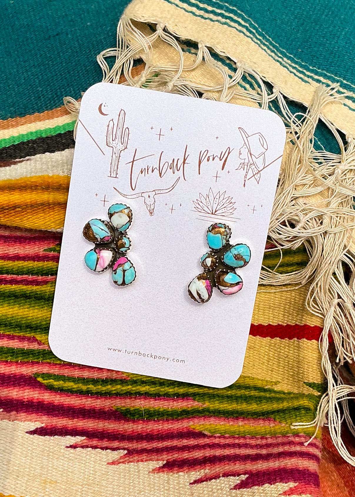One of a Kind Earrings Style 5 - Turnback Pony ™ - Earrings