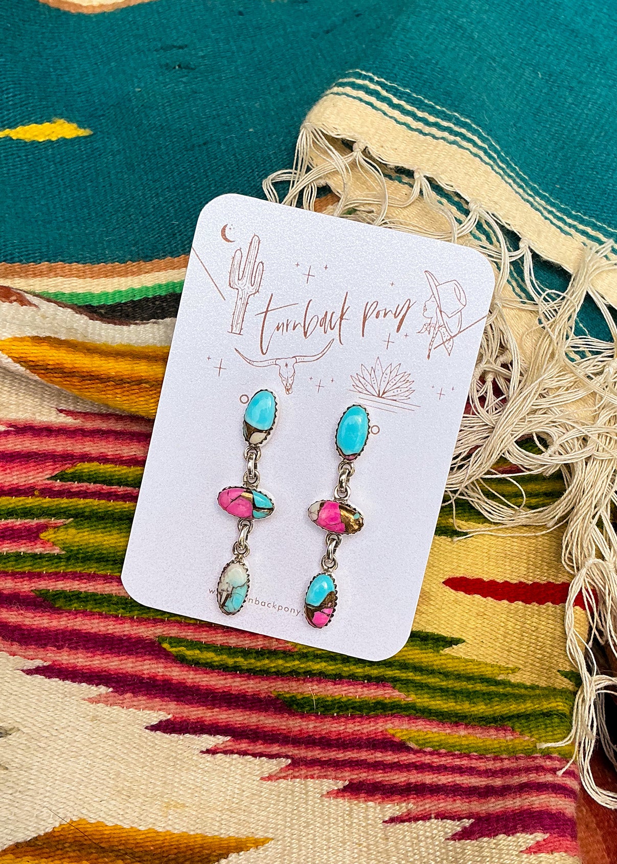 One of a Kind Earrings Style 4 - Turnback Pony ™ - Earrings