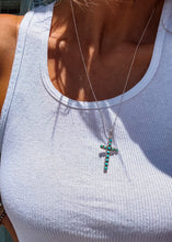 Load image into Gallery viewer, Twister Cross Necklace
