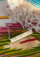 Load image into Gallery viewer, 3 Stone Bar Necklace (Pick Your Stones) - Turnback Pony ™ - Necklace
