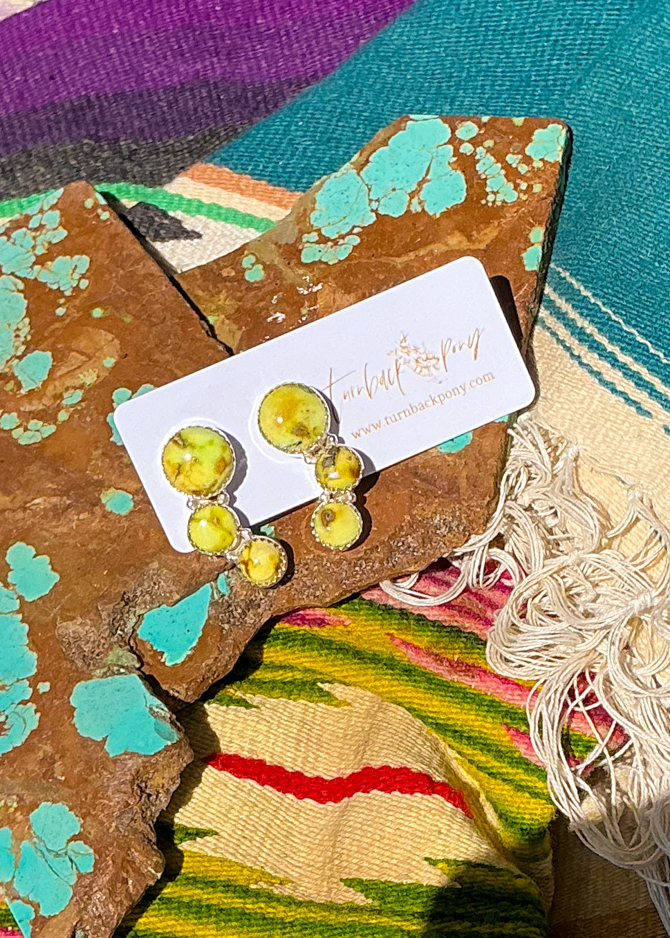 Carnation Studs - Turnback Pony ™ - Earrings