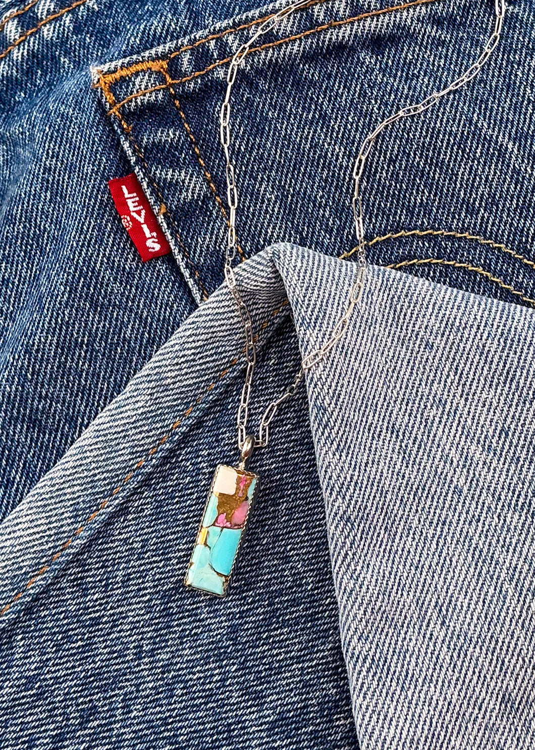 Dad’s Cotton Candy Bar Necklace