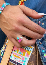 Load image into Gallery viewer, Temple Rings (Cotton Candy) - Turnback Pony ™ - Rings
