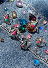Load image into Gallery viewer, Reegal Rings (Cotton Candy) - Turnback Pony ™ - Rings
