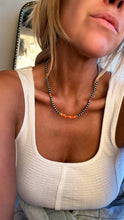Load image into Gallery viewer, 5mm Spiny Oyster Navajo Style Pearls - Turnback Pony ™ - Necklace
