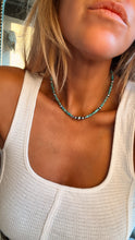 Load image into Gallery viewer, Sundance Navajo Styled Pearls And Turquoise Necklace - Turnback Pony ™ - Necklace
