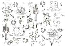 Load image into Gallery viewer, Roan Wild Horse Studs - Turnback Pony ™ - Earring
