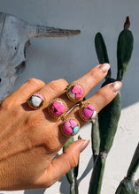 Load image into Gallery viewer, Juniper Gold Adjustable Ring (PINK)
