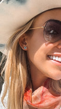 Load image into Gallery viewer, Cowgirl Glitter Earrings - Turnback Pony ™ - Earrings
