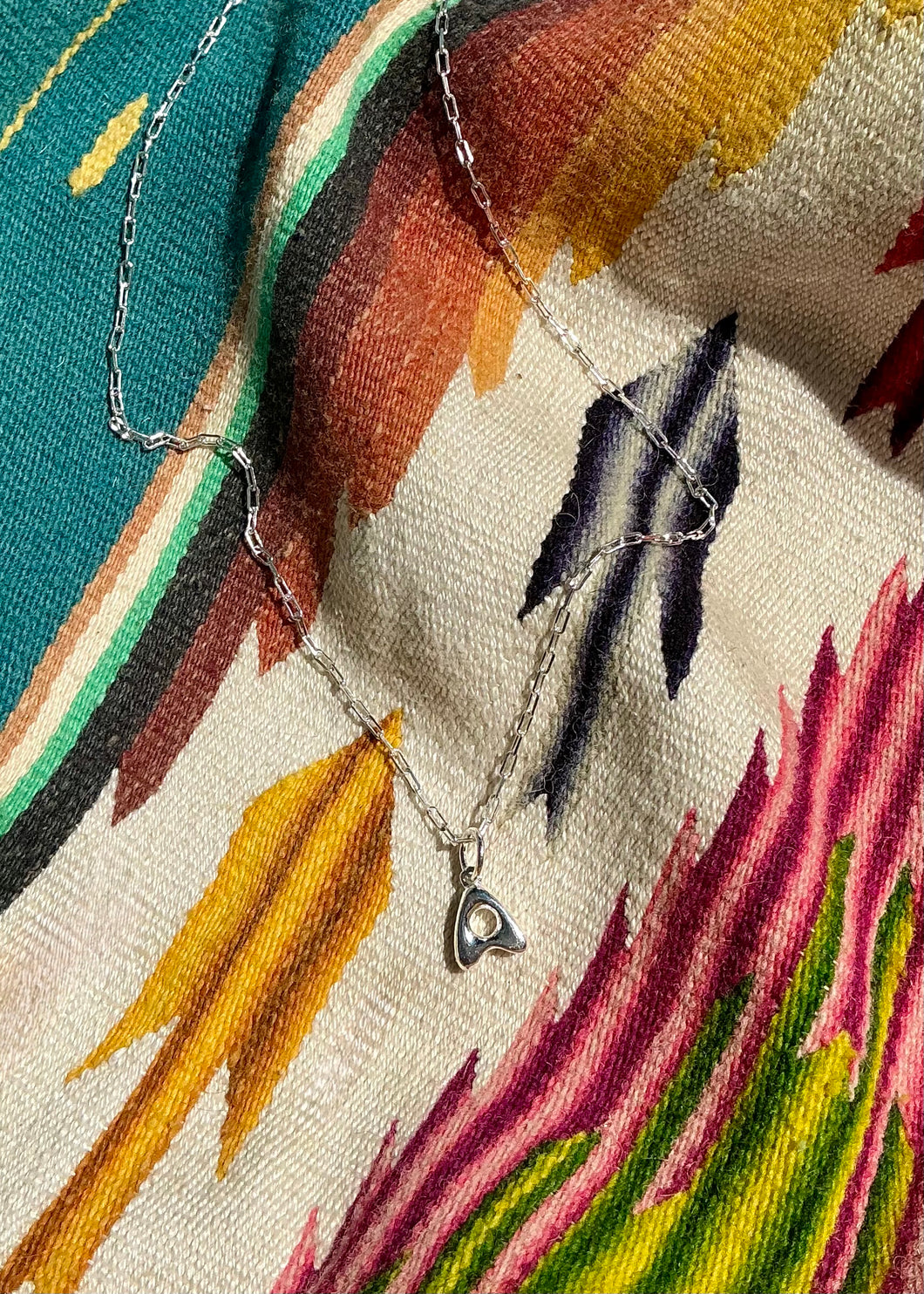 Sterling Silver Charm Letters - Turnback Pony ™ - Necklace