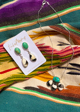 Load image into Gallery viewer, Midnight Petal Set - Turnback Pony ™ - Necklace earring set
