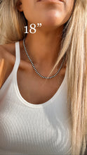 Load image into Gallery viewer, 5mm Navajo Style Pearl Necklace - Turnback Pony ™ - Necklace
