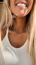 Load image into Gallery viewer, 5mm Navajo Style Pearl Necklace - Turnback Pony ™ - Necklace
