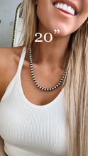 Load image into Gallery viewer, 8mm Navajo Pearls - Turnback Pony ™ - Necklace
