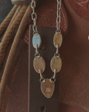 Load image into Gallery viewer, Dad’s 5 Stone Necklace 64 Carat
