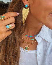 Load image into Gallery viewer, Dad’s Gold Navada Rodeo Queen Earring - Turnback Pony ™ - 
