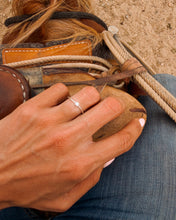 Load image into Gallery viewer, Madison Silver Ring - Turnback Pony ™ - Ring
