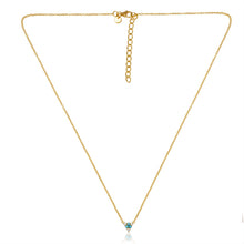 Load image into Gallery viewer, Alara Diamond and Turquoise Necklace
